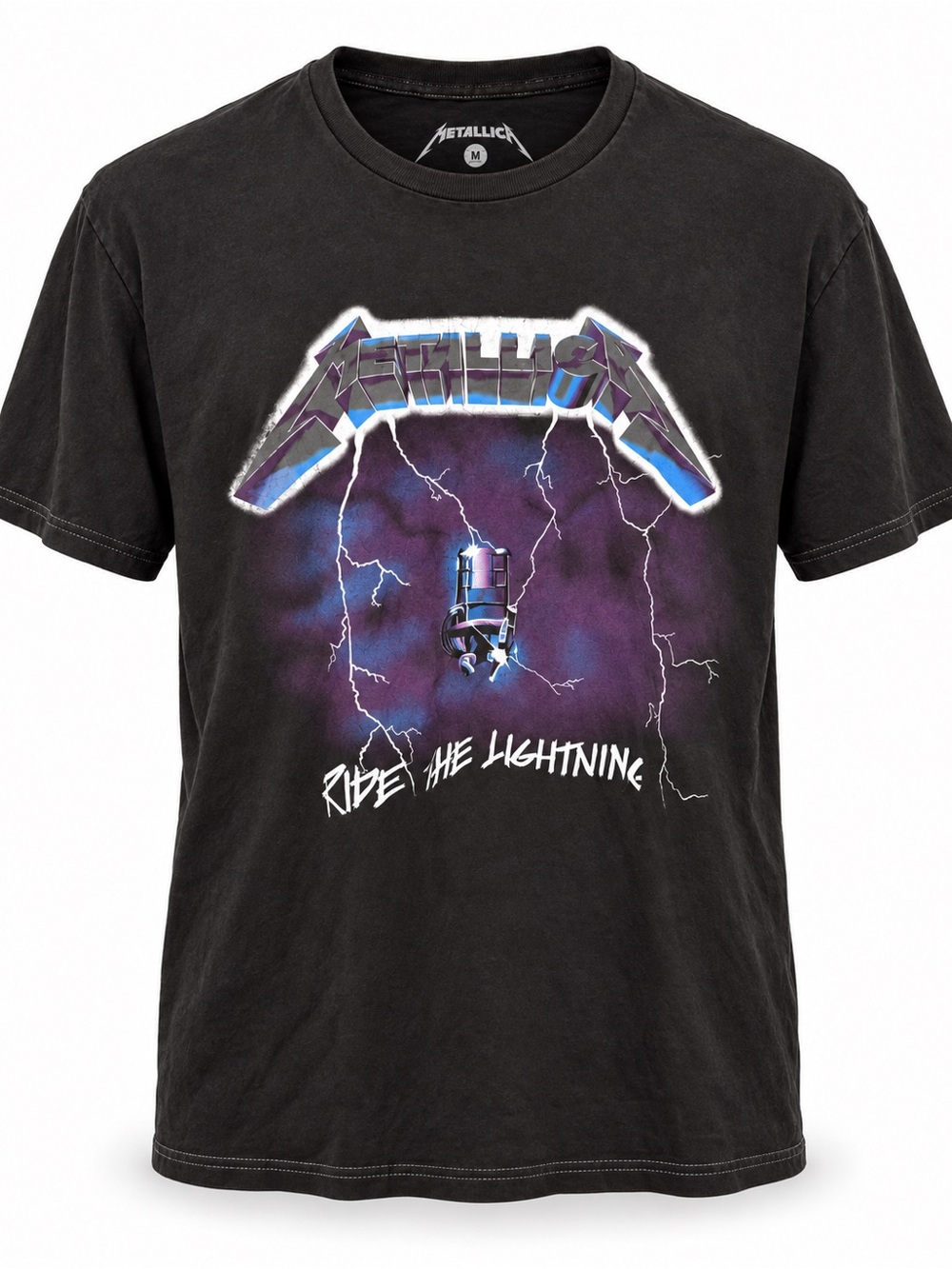Ride The Lightning Graphic Tee - Black